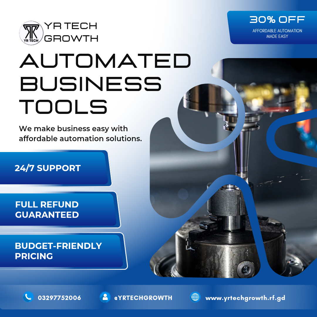 Automated Business Tools Service: Streamline operations for e-commerce and services